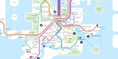 Mapa metro Fínsko