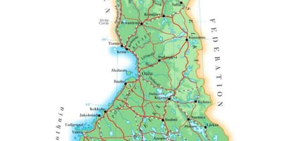 Mapa Fínsko fasáda